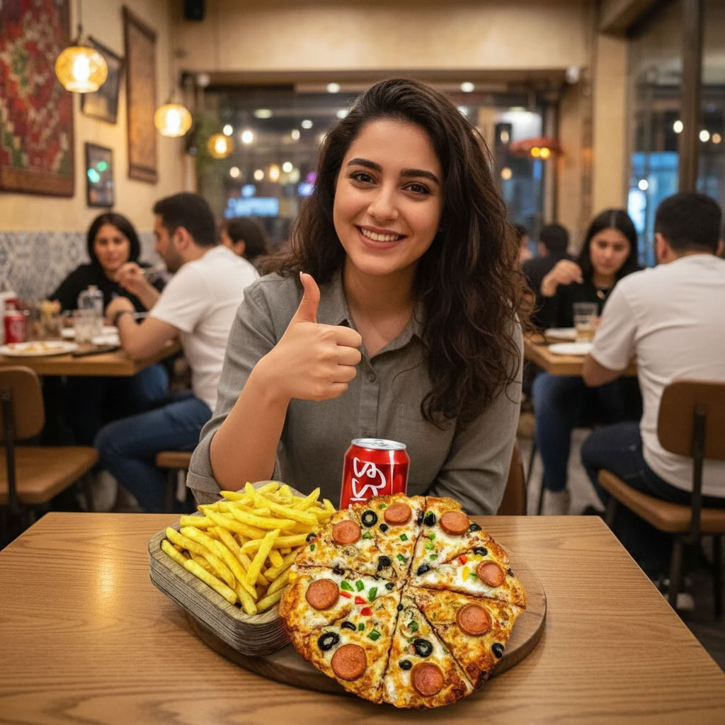 کمبو پیتزا مخلوط آمریکایی عطاویچ ونک 