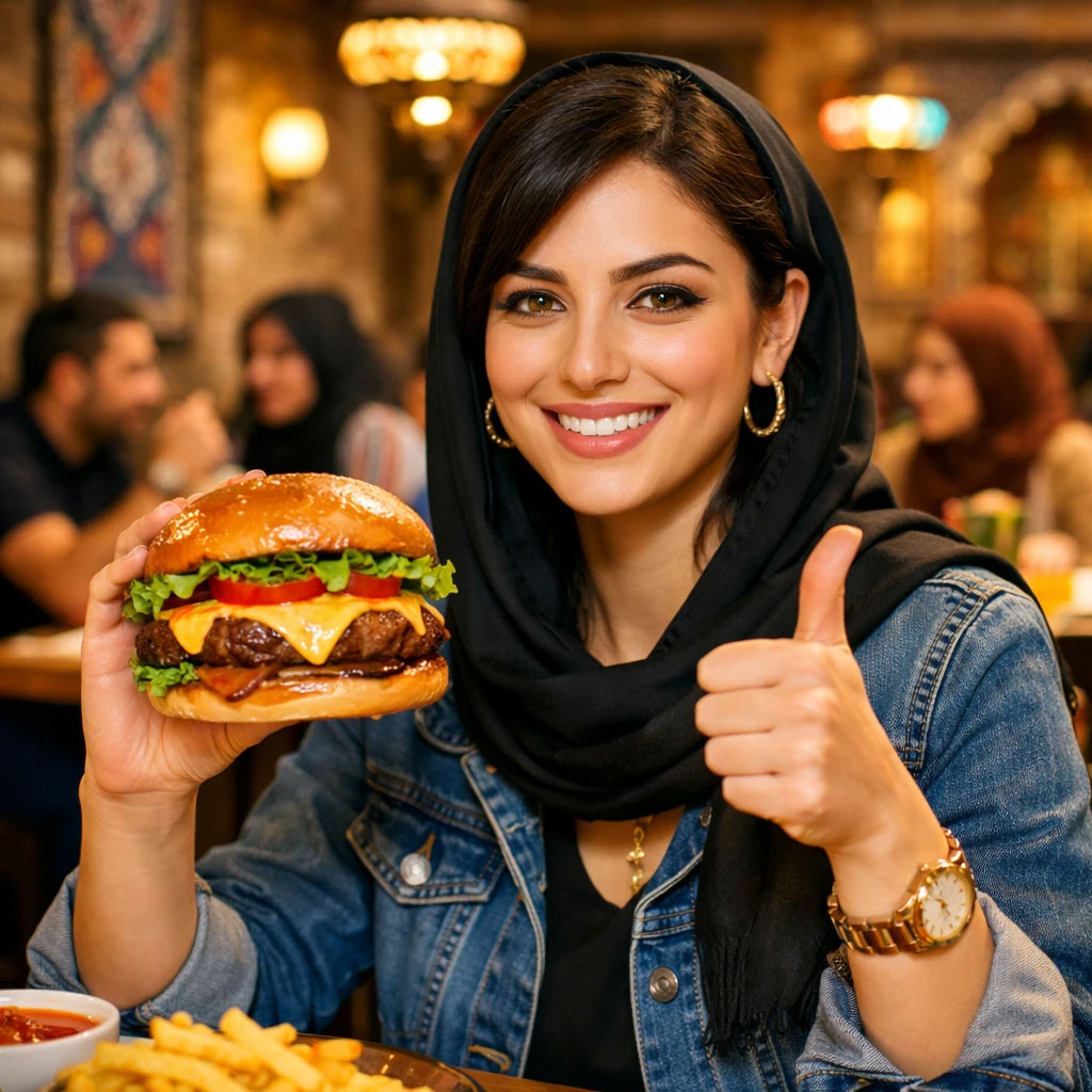 همبرگر ویژه عطاویچ ونک 